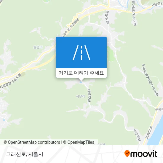 고래산로 지도