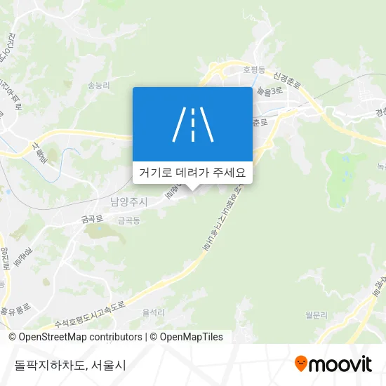 돌팍지하차도 지도