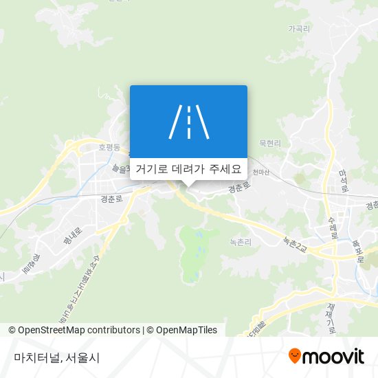 마치터널 지도