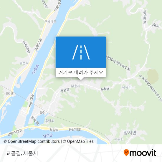 교골길 지도