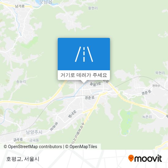 호평교 지도