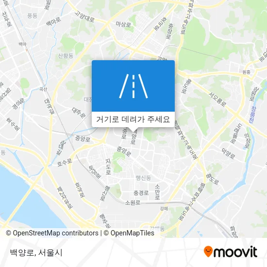 백양로 지도