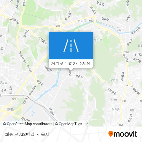 화랑로332번길 지도