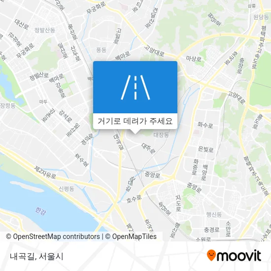 내곡길 지도