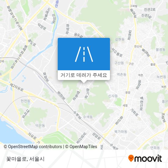 꽃마을로 지도