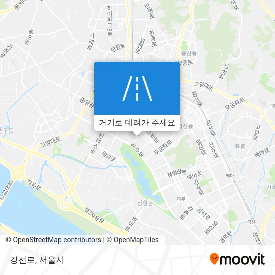 강선로 지도