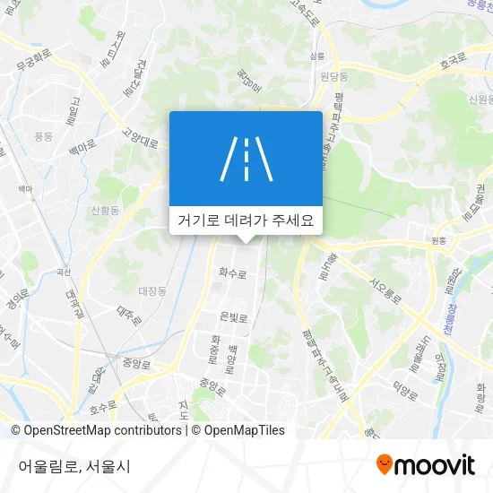 어울림로 지도