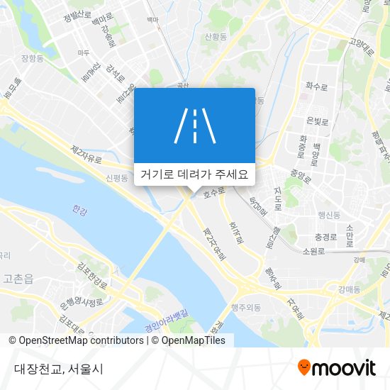 대장천교 지도