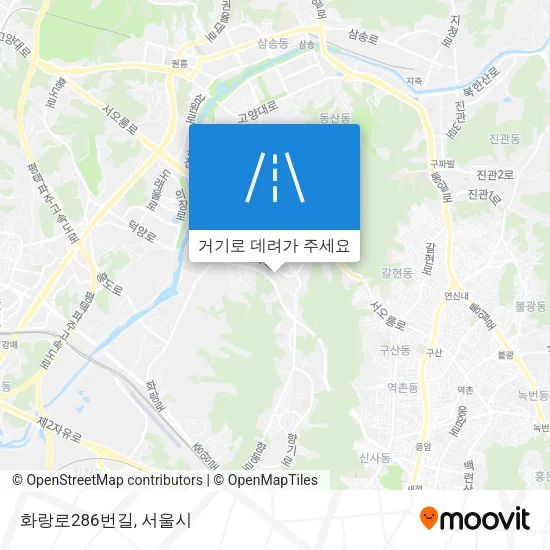 화랑로286번길 지도
