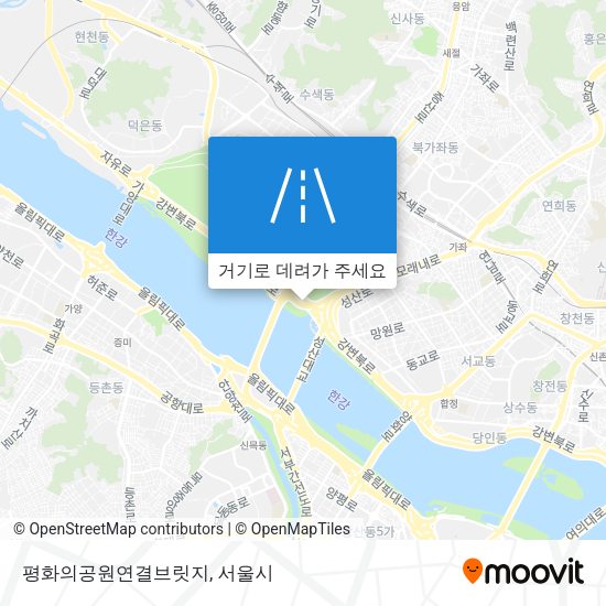 평화의공원연결브릿지 지도