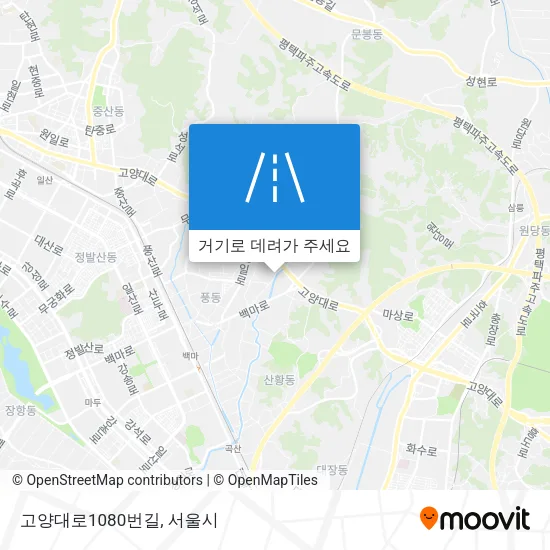 고양대로1080번길 지도