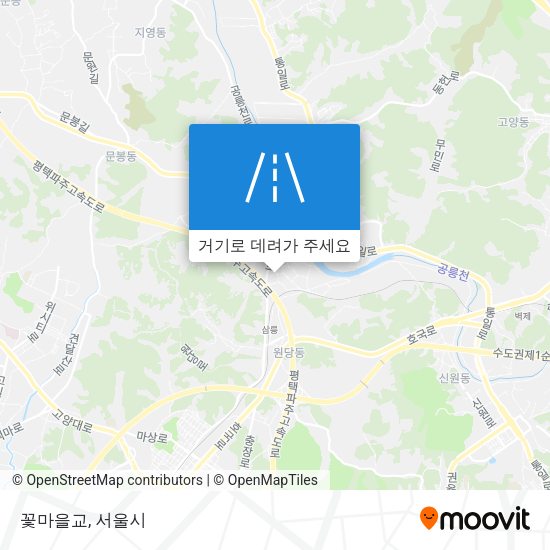 꽃마을교 지도
