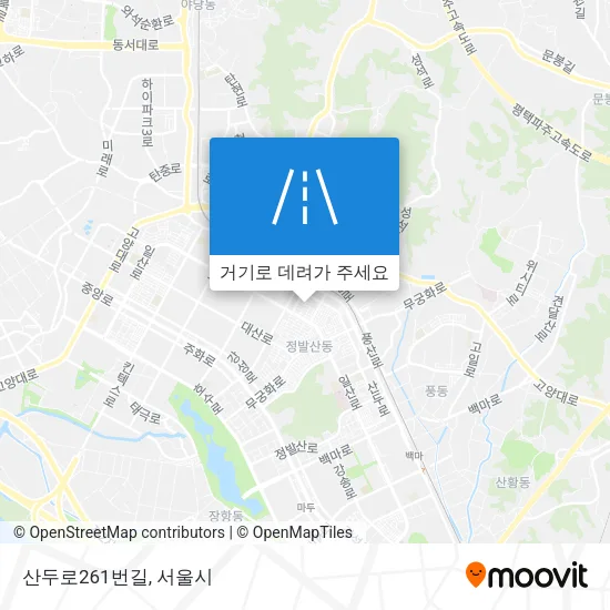 산두로261번길 지도