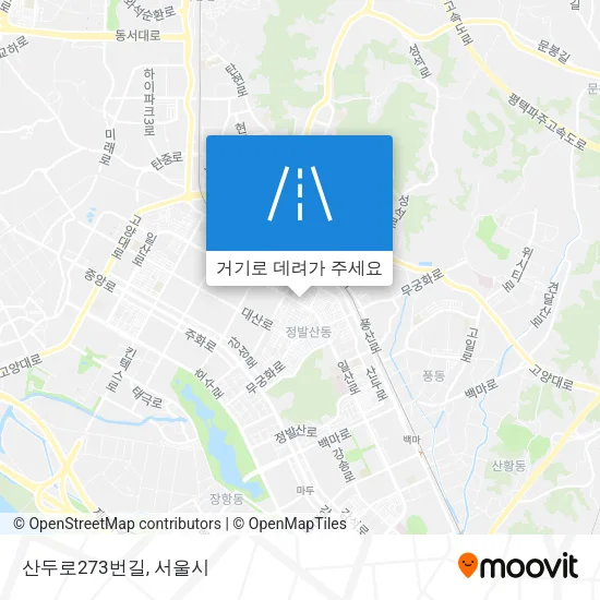 산두로273번길 지도