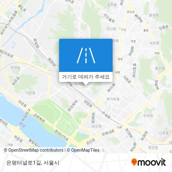 은평터널로1길 지도