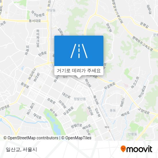 일산교 지도