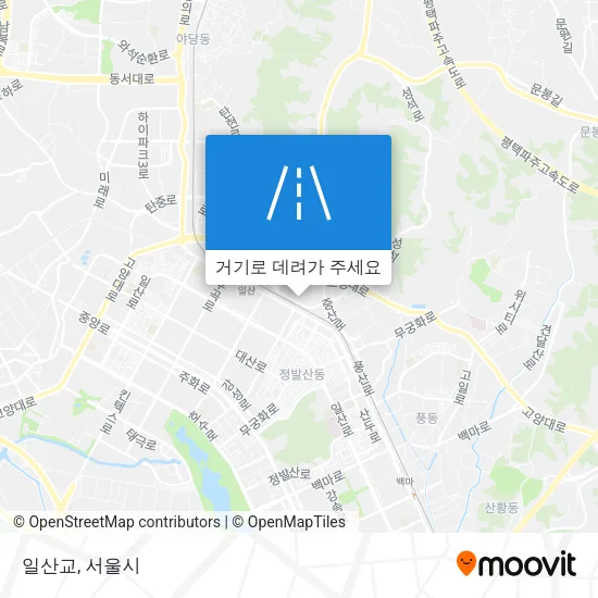일산교 지도