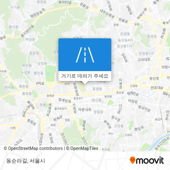 동순라길 지도