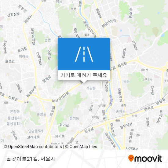 돌곶이로21길 지도