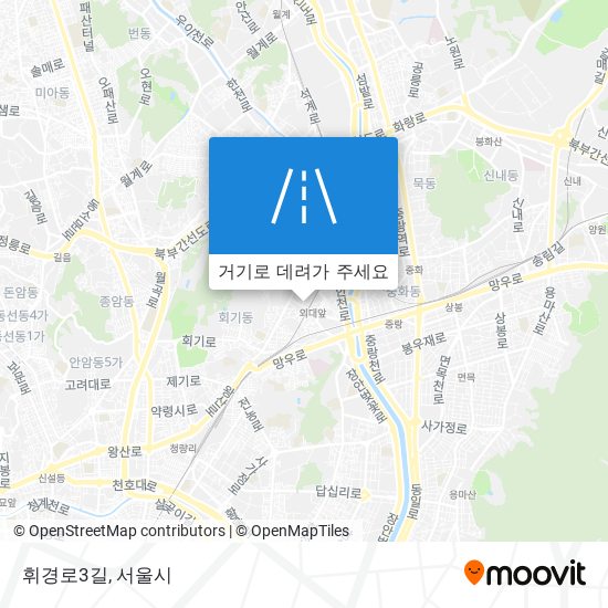 휘경로3길 지도