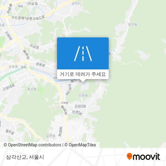 삼각산교 지도