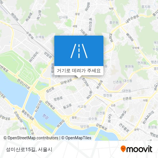 성미산로15길 지도