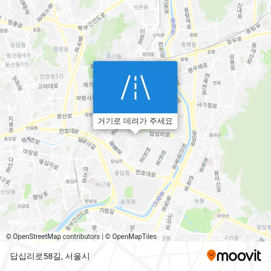 답십리로58길 지도