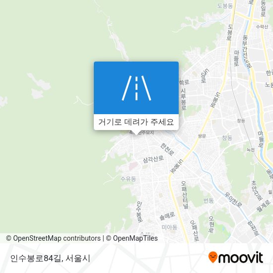 인수봉로84길 지도
