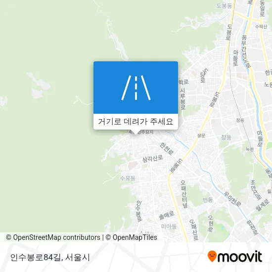인수봉로84길 지도