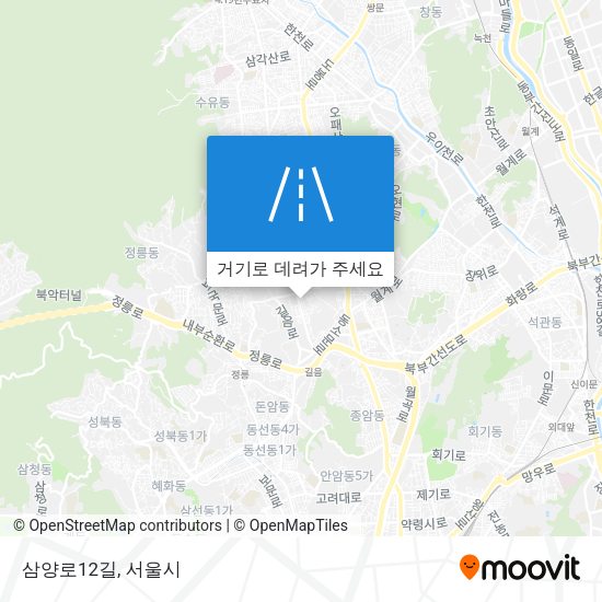 삼양로12길 지도
