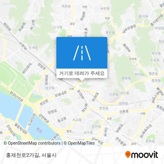 홍제천로2가길 지도