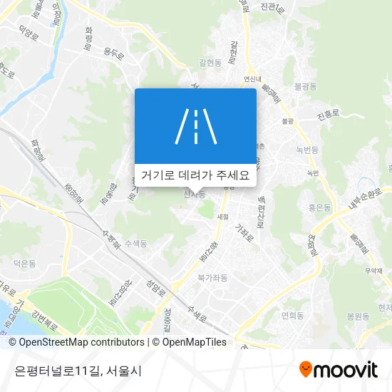 은평터널로11길 지도