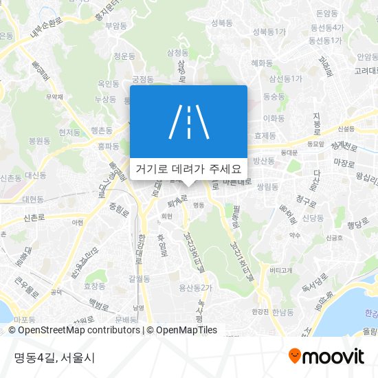 명동4길 지도