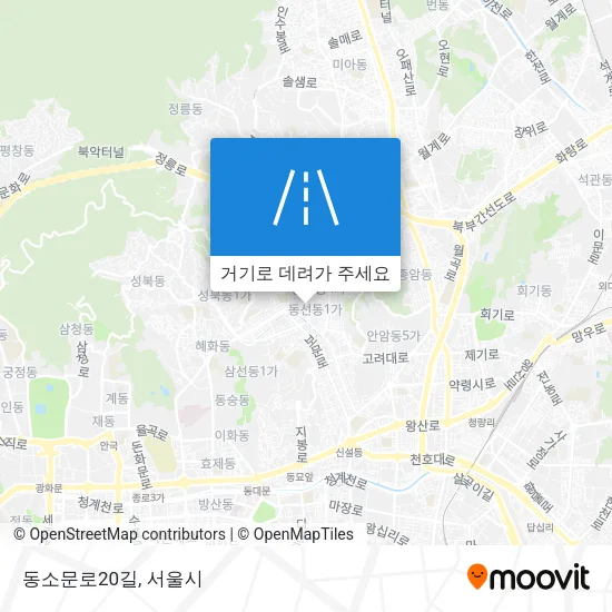 동소문로20길 지도