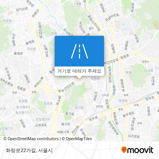 화랑로22가길 지도