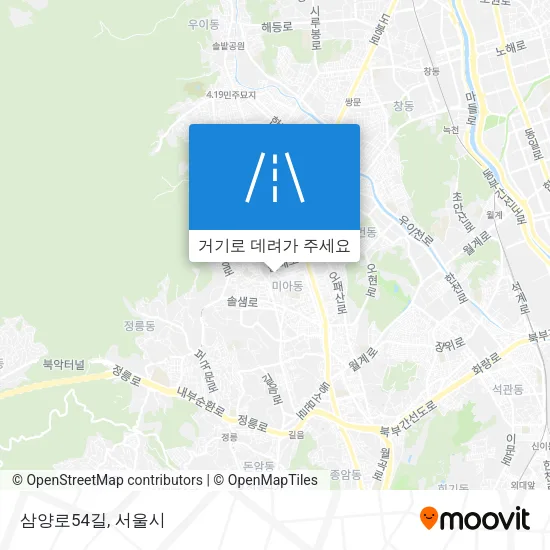 삼양로54길 지도
