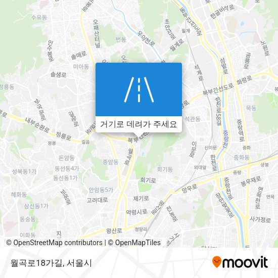 월곡로18가길 지도