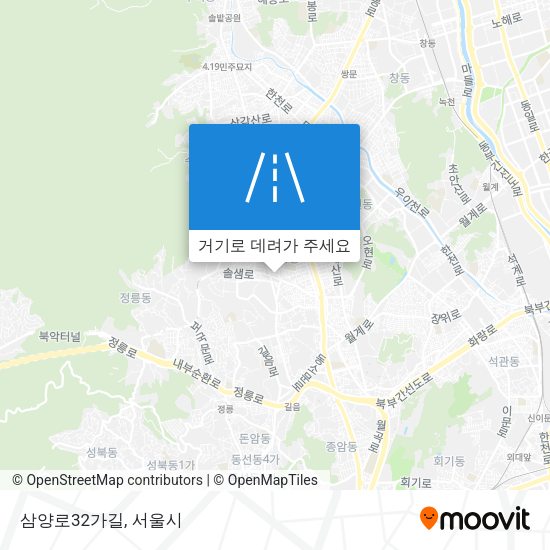 삼양로32가길 지도
