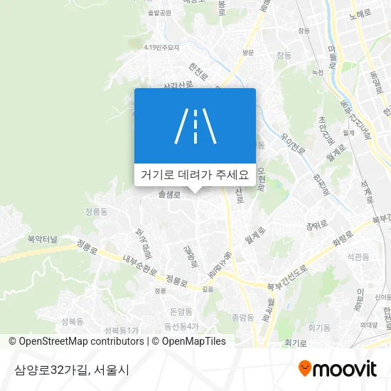 삼양로32가길 지도