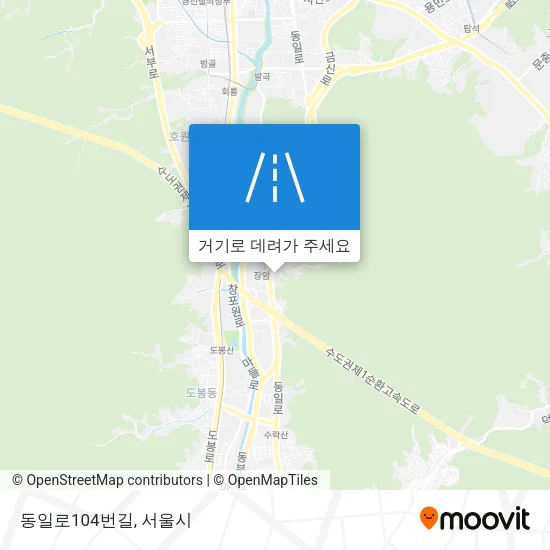 동일로104번길 지도