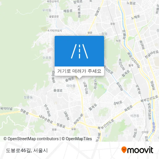 도봉로46길 지도