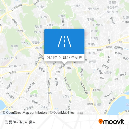 명동8나길 지도