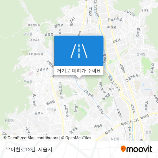 우이천로12길 지도