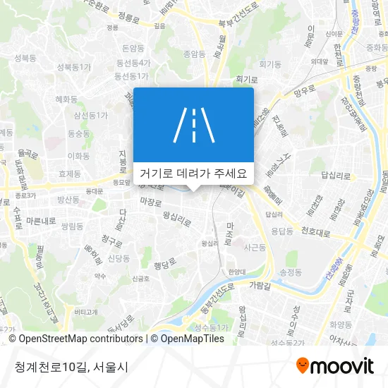 청계천로10길 지도