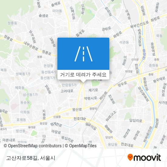 고산자로58길 지도