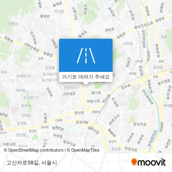 고산자로58길 지도