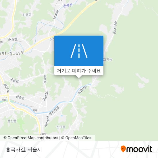 흥국사길 지도