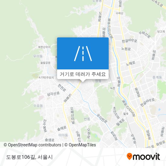 도봉로106길 지도