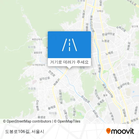도봉로106길 지도