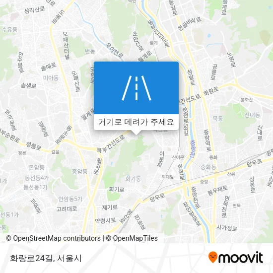 화랑로24길 지도